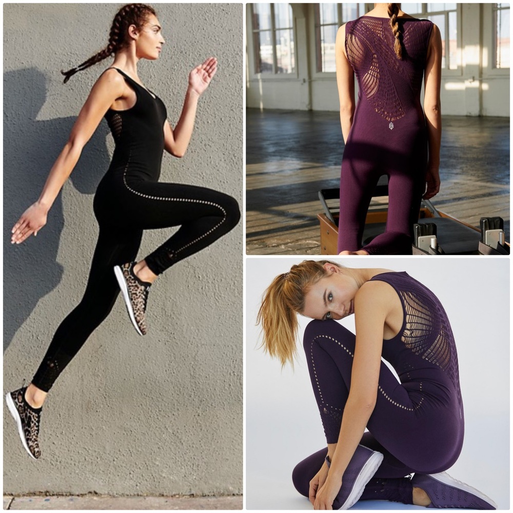 COPY - Free People Energy Catsuit - Navy